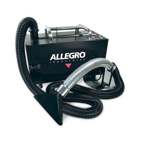 Allegro Industries Portable Fume Extractor w/ Main Filter a 9450