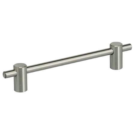 Omnia Center to Center Modern Bar Cabinet Pull Satin Stainless Steel 5" 9457/128.32D