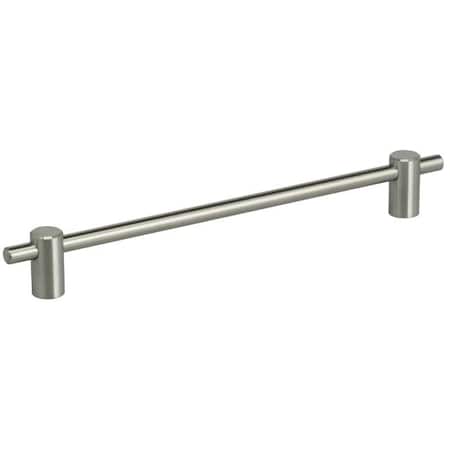 Omnia Center to Center Modern Bar Cabinet Pull Satin Stainless Steel 7-5/8" 9457/192.32D