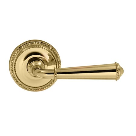 Omnia LVR 2-5/8" Rose Priv 2-3/8" BS Full Lip 1-3/4" Doors Bright Brass 946 946/00BF.PR1