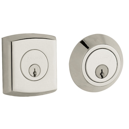 Baldwin Estate Lifetime Bright Nickel Deadbolts 8286.055