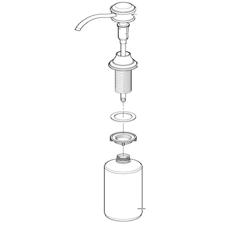 Pfister S/A Soap Disp Pvd Ss 950-102S