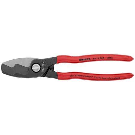 Knipex Cable Shears 8"-Twin Cutting Edges 95 11 200