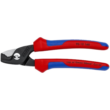 Knipex Cable Shears, 6 1/4" StepCut 95 12 160