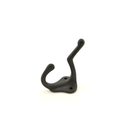 Trimco Coat and Hat Hook Dark Bronze Powder Coat 3070-1.613