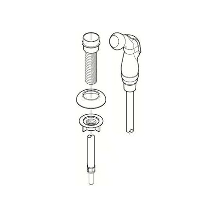 Pfister Side Sprt W/Hose - Guide 951-023Y