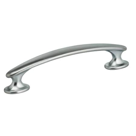 Omnia Modern 4" Center to Center Cabinet Pull Satin Chrome 9522/102.26D