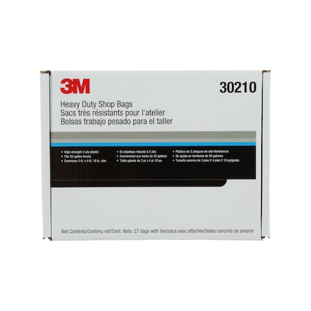 3M Marson Kwikee Heavy-Duty Shop Bags, 3021 30210