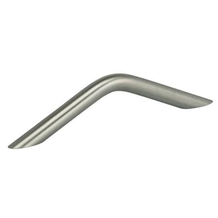 Center to Center Angled Cabinet Pull Satin Stainless Steel 3-3/4"