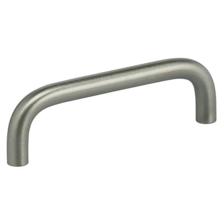 Omnia Center to Center Thick Wire Cabinet Pull Satin Stainless Steel 4" 9538/102.32D