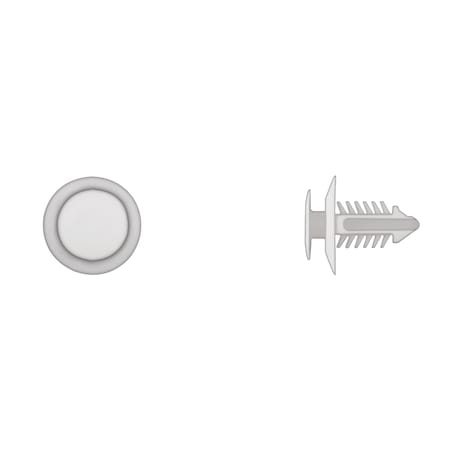 Disco Ntrl Nyln Door Panel Ret 8mm Hole Size 17.5mm Stem L PK50 9539PK