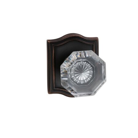 Omnia Rose Dummy Pair Knob Tuscan Bronze 955 with Arched 955AR/0.PDTB