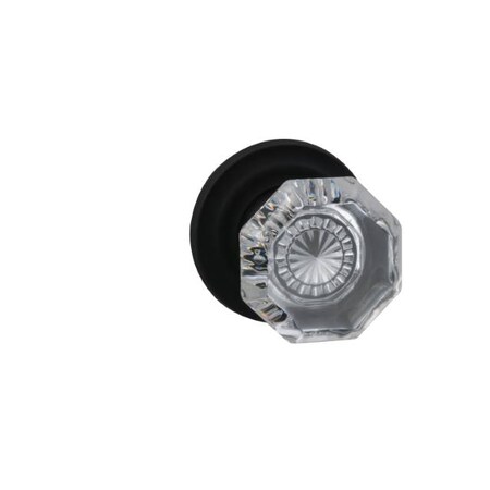 Omnia Dummy Pair Knob Oil Rubbed Bronze 955 with Traditional Rose 955TD/0.PD10B