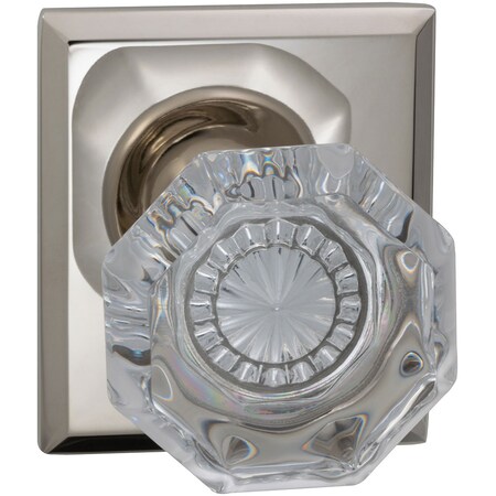 Omnia Rose Single Dummy Knob Bright Chrome 955 with Rectangular 955RT/0.SD26