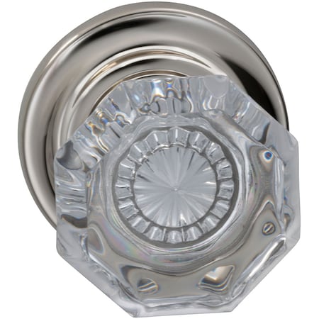 Omnia Traditional Rose Priv Knob 2-3/4" BS T Strike ULQ Bright Brass 955 955TD.3APR013