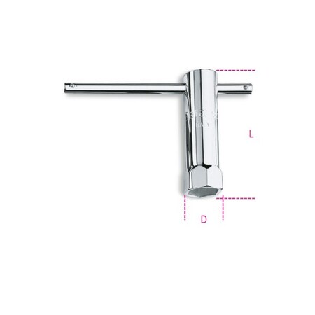 Beta Tubular Spark-Plug Wrench, 5/8" 009550016