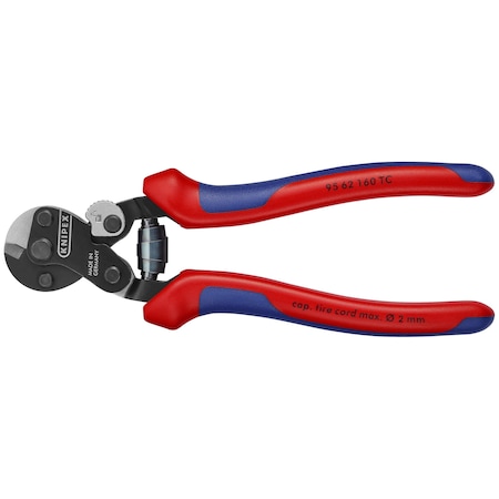 Knipex Wire Rope Shears, 6 1/4", Tire Cord Cutt 95 62 160 TC
