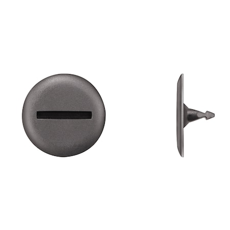 Disco Blk Nyln Moulding Retainers 6.5mm Hole 7mm Stem L PK15 9587PK