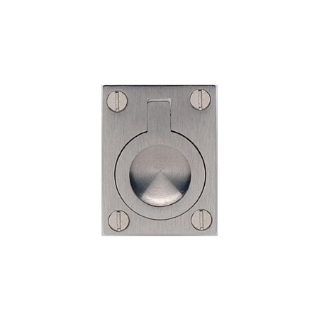 Omnia Square Drop Ring, Bright Nickel 2 9587/50.14
