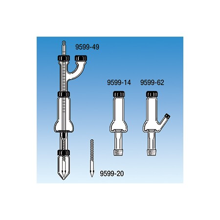 Disco Wht Nyln Rocker Mldg Ret 22mm Hole 16mm Stem L PK10 9599PK