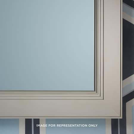 Robern Main Line Dc Framed Wall Mirror, Me, 24X40, Sn Satin Nickel DM2440ME70