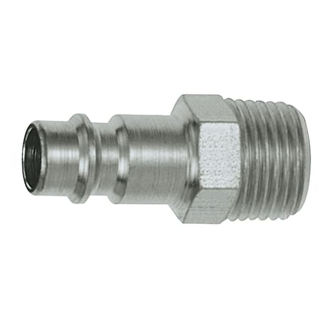 DYNABRADE Male Plug, 3/8" NPT Male Thread, 1/4" 96005