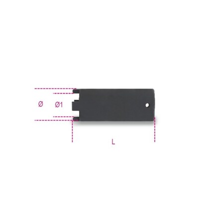 Beta 1/2" Drive, 28x5mm Metric Socket 009600154