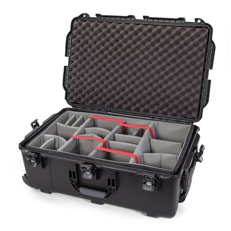 Nanuk Cases Case with Padded Divider, Black, 963S-020BK-0A0 963S-020BK-0A0