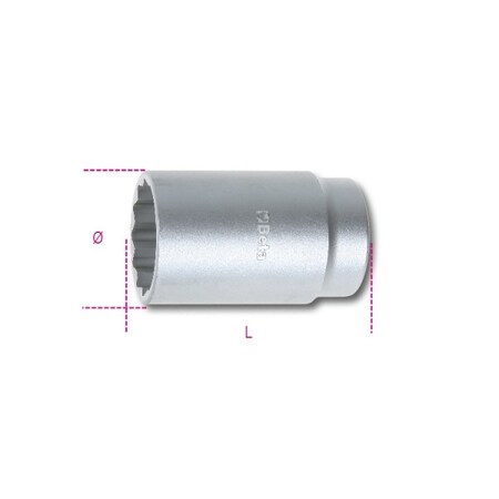 Beta 24mm Drive, 36mm Metric Socket 009690124