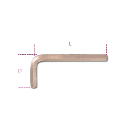 Beta Metric L Shape Offset Hex Key, 10mm Tip Size 000960770