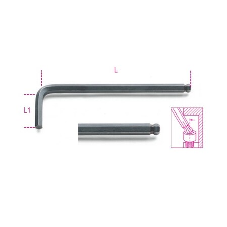 Beta Ball Head Wrench, 7/32" 000960993
