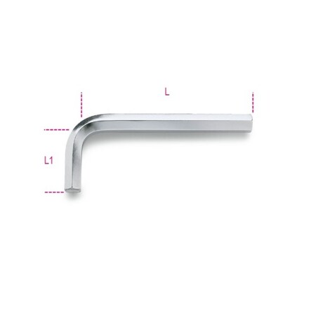 Beta SAE L Shape Offset Hex Key, 1/16" Tip Size 000961702