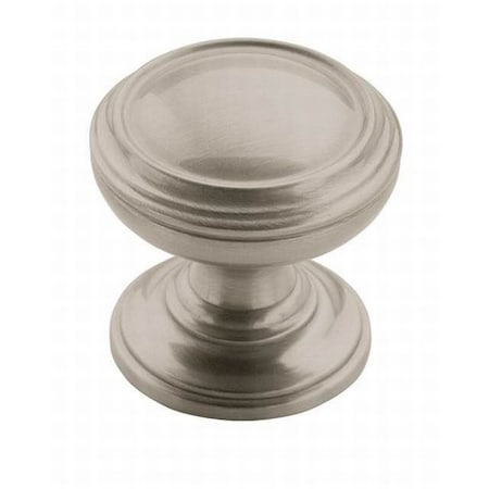 Amerock BP55342G10-25PACK 1-1/4" (32 mm) Revitalize Cab Knob Satin Nickel BP55342G10-25PACK