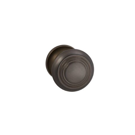 Omnia Knob 1-3/4" Rose Pass 2-3/4" BS T 1-3/4" Doors ULQ Antique Bronze 970 970/45C.PA5A