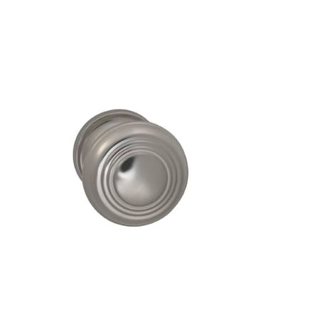 Omnia Knob 1-3/4" Rose Pass 2-3/8" BS T 1-3/8" Doors Bright Nickel 970 970/45.PA14