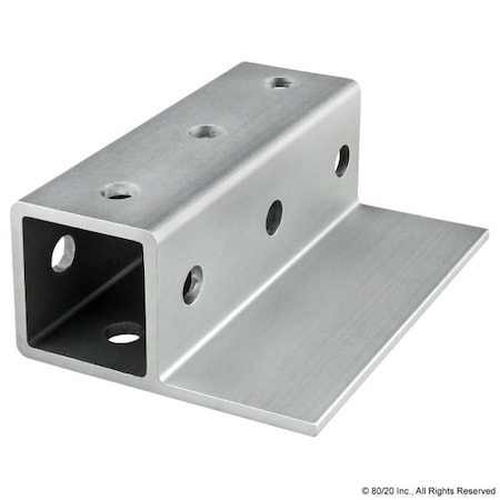 80/20 P-Tube 1.5"W/HolesNoNotches, 150"Profile 9706-150