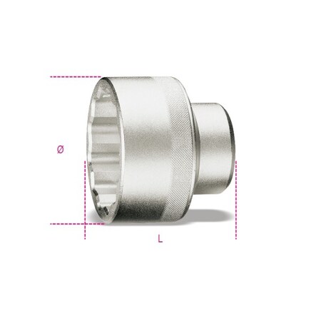 Beta 1" Drive, 75m Metric Socket 009700010