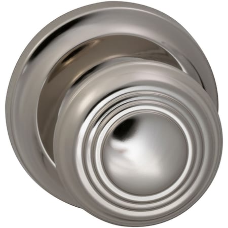 Omnia Knob with 2-5/8" Rose Dummy Pair Bright Brass 970 970/00.PD1