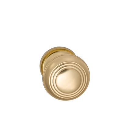 Omnia Knob 1-3/4" Rose Pass 238BS Full Lip 1-3/4" Doors Bright Brass 970 970/45BF.PA1