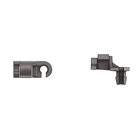 Disco Blk Nyln Door Rod Clps 5/32" Rod Sze Lft Hand Side PK50 9726PK