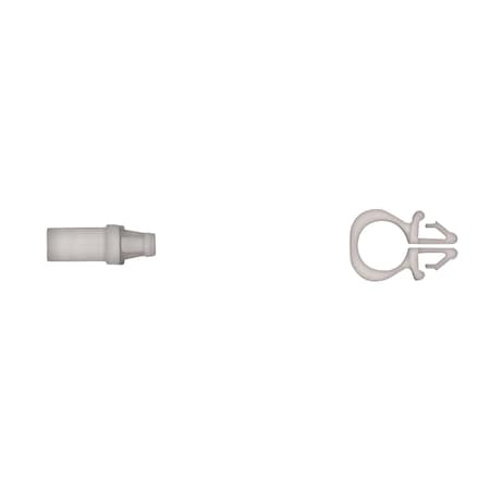 Disco Ntrl Nyln Routing Clips 6mm Hole Size 8mm Stem Dia PK25 9820PK