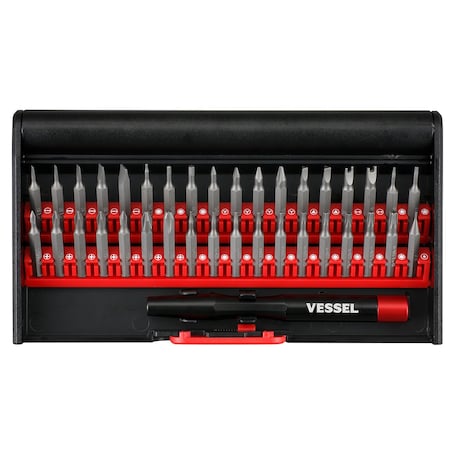 Vessel Micro Screwdriver, 36PCS, Bit Set 9836U