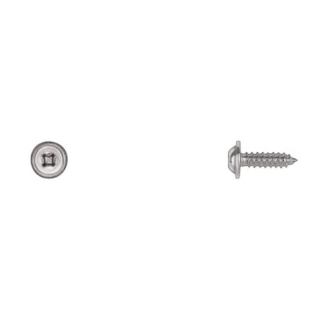 Disco Chrome Trim Screws 8X5/8" Phil Round Washer Hd PK100 9856PK