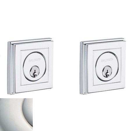 Baldwin Estate Lifetime Bright Nickel Deadbolts 8261.055