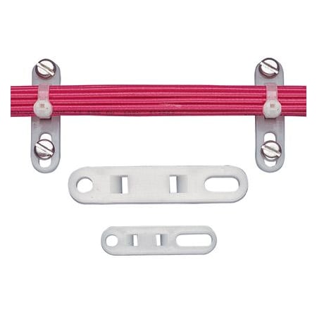 Panduit 3-5/64" L, 5/8" W, natural Plastic Cable Tie Mount, Package quantity: 500 TP4H-D