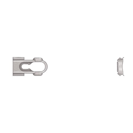 Disco Nyln Moulding Clips Quarter Panel/Rear End PK50 9895PK