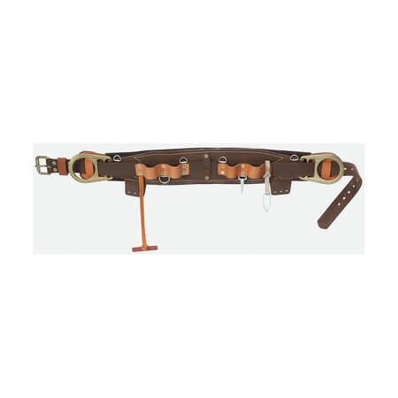 Klein Tools Lineman Belt, Includes Padding: Yes 2 D-Rings, Size D24 5266N-24D