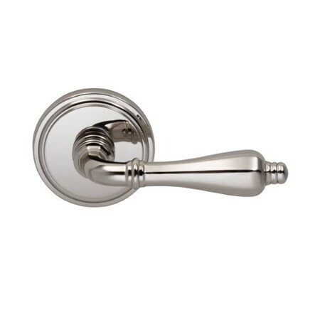 Omnia Lever 2-5/8" Rose Priv 2-3/8" BS T 1-3/8" Doors Bright Nickel 99 99/00.PR14