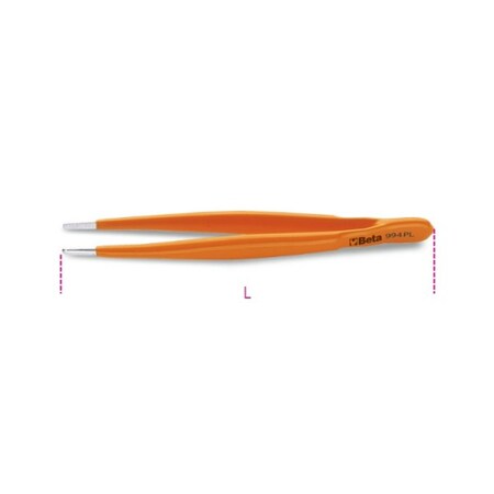 Beta Large Spring Tweezer PVC 009940010