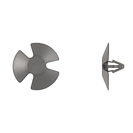 Disco Blk Nyln Hood Insul Ret 6.3mm Hole Size 30mm Head Dia PK50 9980PK